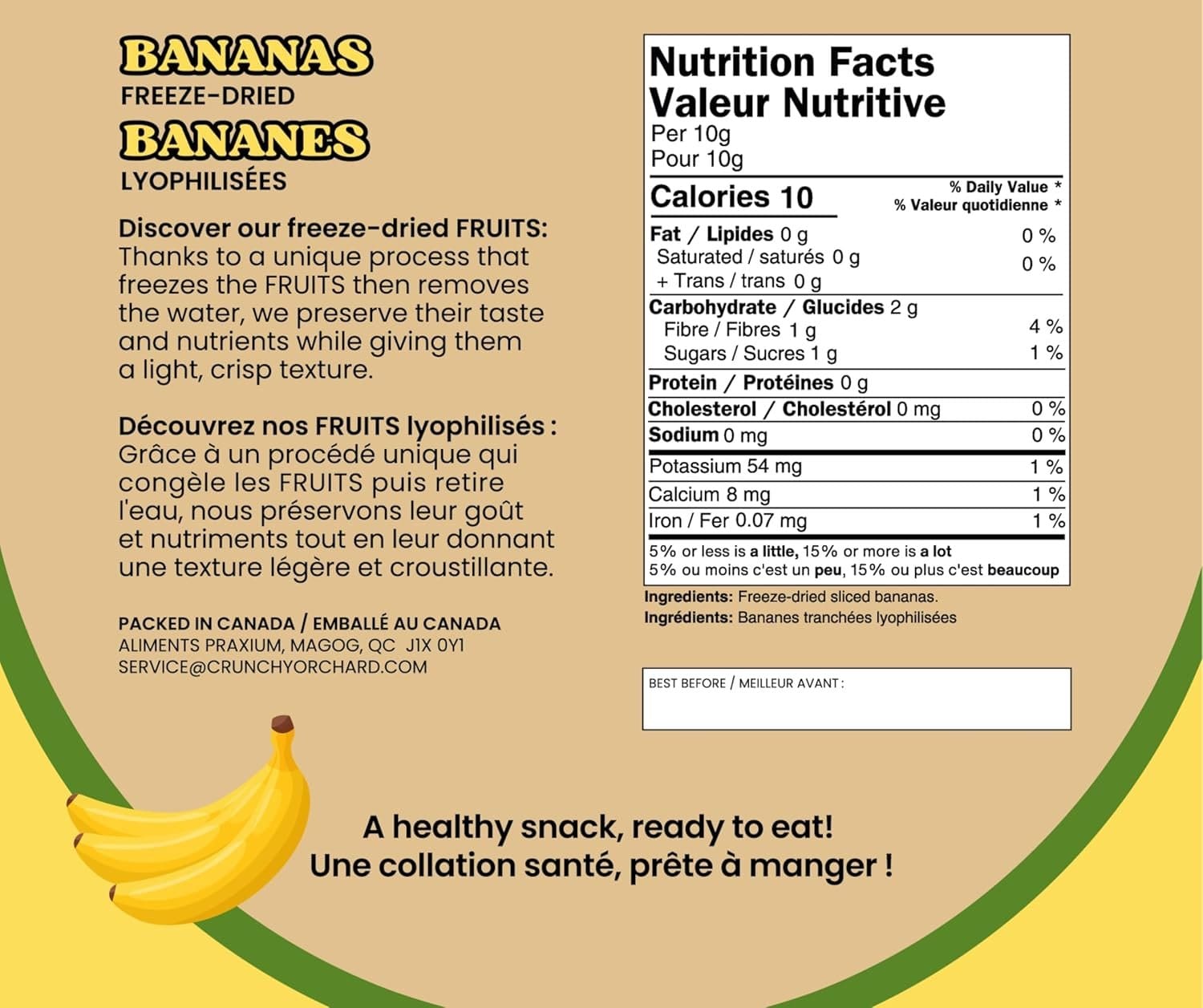 Freeze-Dried Banana Slices - Image 2